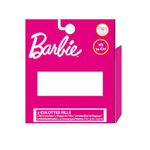 CONFEZIONE 3 PAIA SLIP BIMBA COTONE BARBIE 