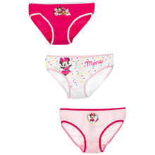 CONFEZIONE 3 PAIA SLIP BIMBA COTONE MINNIE 