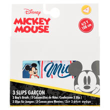 CONFEZIONE 3 PAIA SLIP BIMBO COTONE MICKEY 