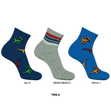 CONFEZIONE 3 PZ CALZINO BIMBO COTONE ELASTICIZZATO 