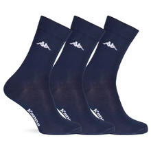 CONFEZIONE 3 PZ CALZINO UOMO CORTO RASATO CON LOGO KAPPA 