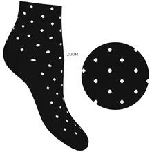 CONFEZIONE 3PZ CALZINO DONNA COTONE ELASTICIZZATO 