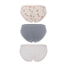 CONFEZIONE DA 3 PZ SLIP MODA COTONE ELASTICIZZATO 
