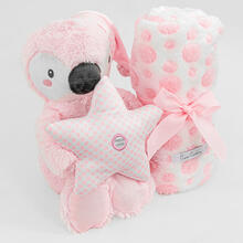 CONFEZIONE REGALO COPERTA PILE + PUPAZZO CON CARILLON 