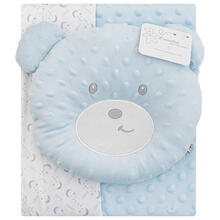 COPERTA CULLA PILE CON CUSCINO ORSETTO 