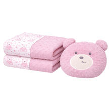 COPERTA CULLA PILE CON CUSCINO ORSETTO 