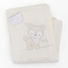 COPERTINA CULLA RICAMATA CM 75X95 