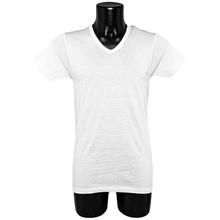 MAGLIA UOMO MEZZA MANICA SCOLLO V COTONE MAKO 