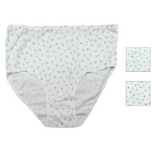 CULOTTA DONNA CLASSICA A FIORELLINI PURO COTONE 