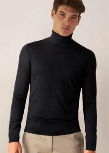 DOLCEVITA UOMO IN CASHMERE TINTA UNITA 