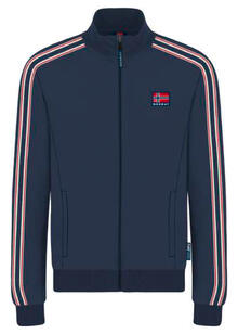 FELPA UOMO GARZATA CAPPUCCIO FULL ZIP 
