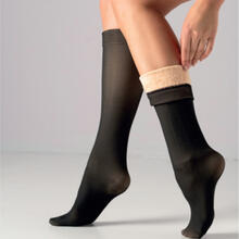 GAMBALETTO DONNA CON ORSETTO ED EFFETTO VELATO