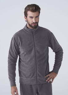 GIACCA DA CAMERA UOMO PILE FULL ZIP BUSTA 