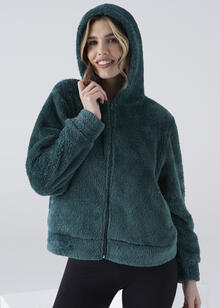 GIUBBINO DONNA PELLICCIOTTO IN BUSTA CON CAPPUCCIO 