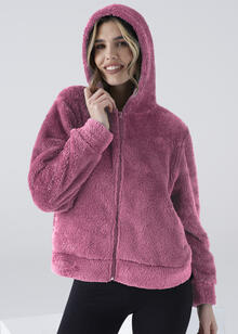 GIUBBINO DONNA PELLICCIOTTO IN BUSTA CON CAPPUCCIO 