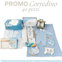 KIT CORREDINO NASCITA 40 PEZZI 