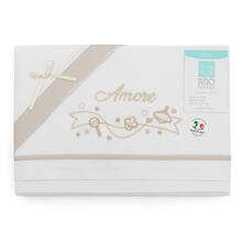 LENZUOLINO CULLA 3 PZ SOPRA+ SOTTO+FEDERA 100% COTONE 