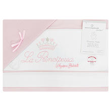 LENZUOLO 3 PZ CULLA 90X120 CM RICAMATO 