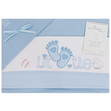 LENZUOLO 3 PZ CULLA 90X120 RICAMATO 