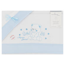 LENZUOLO 3 PZ CULLA RICAMATO 