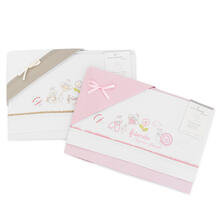 LENZUOLO 3 PZ CULLA RICAMATO 