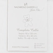 LENZUOLO 3 PZ CULLA RICAMATO 