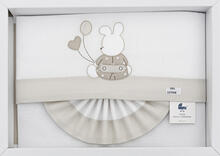 LENZUOLO 3 PZ CULLA RICAMATO 