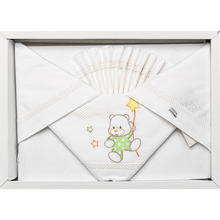 LENZUOLO 3 PZ LETTINO 120X180 RICAMATO COTONE 