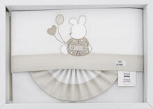 LENZUOLO 3 PZ LETTINO RICAMATO 