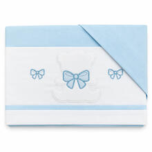 LENZUOLO 3 PZ LETTINO RICAMATO CM 120X180 