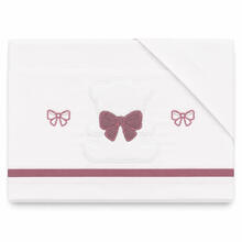 LENZUOLO 3 PZ LETTINO RICAMATO CM 120X180 