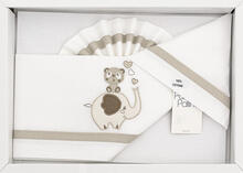 LENZUOLO FLANELLA 3 PZ LETTINO 