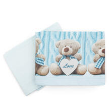 LENZUOLO NEONATO FLANELLA LETTINO CM 120X180 