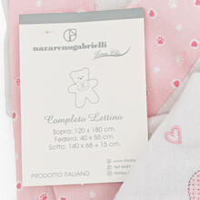 LENZUOLO NEONATO FLANELLA LETTINO CM 120X180 
