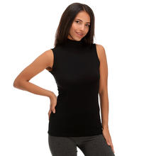 LUPETTO DONNA SMANICATO COTONE ELASTICIZZATO 