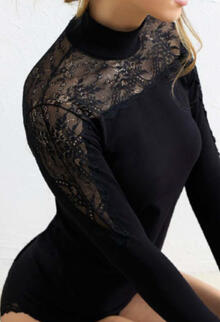 LUPETTO ELASTICIZZATO MODA COTONE + PIZZO 