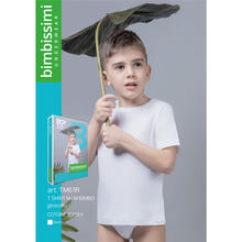 MAGLIA BIMBO MEZZA MANICA GIROCOLLO COTONE 
