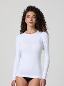 MAGLIA DONNA COTONE ELASTICIZZATO COLLO INCOLLATO 