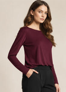 MAGLIA DONNA TERMICO MANICA LUNGA EFFETTO CALDO 