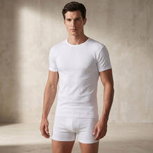 MAGLIA UOMO ELASTICIZZATO GIROCOLLO 