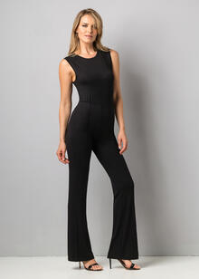 PANTALONE A ZAMPA VISCOSA ELASTICIZZATA 