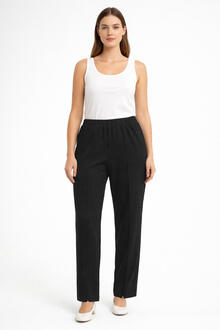 PANTALONE DONNA MILLERIGHE GARZATO COMFORTATO 