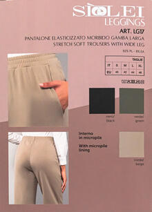 PANTALONE DONNA NEW LOOK CON VESTIBILITA  ZAMPA 