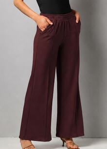 PANTALONE LARGO CON TASCHE 