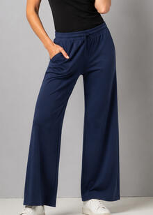 PANTALONE LARGO CON TASCHE 