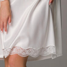 PARURE CAMICIA DA NOTTE+ VESTAGLIA RASO 