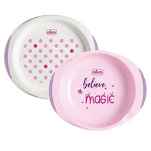 PIATTO PAPPA CALDA 12M+ ROSA 