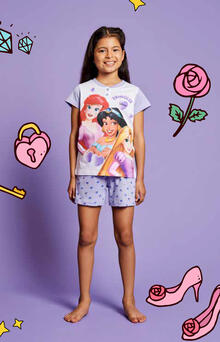 PIGIAMA BIMBA CORTO PRINCIPESSE 