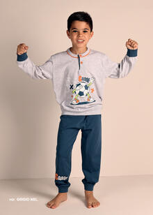 PIGIAMA BIMBO LUNGO JERSEY 8-10 ANNI 