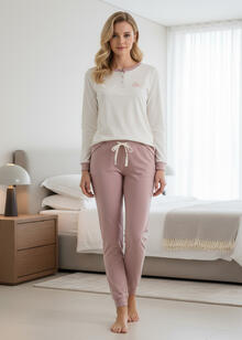 PIGIAMA DONNA INTERLOCK . 